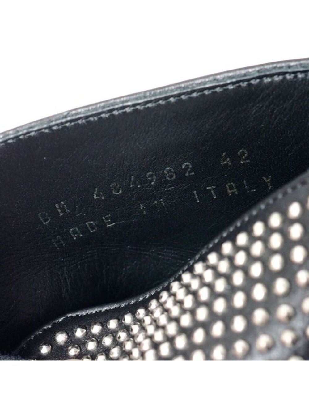 Saint Laurent Paris Boots 42 Studded Shoes - Picture 9 of 9